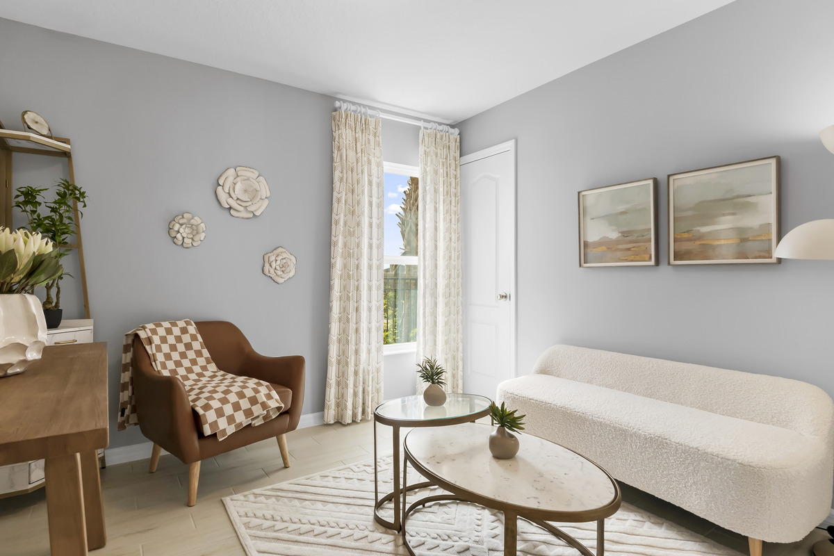Spacious secondary bedrooms