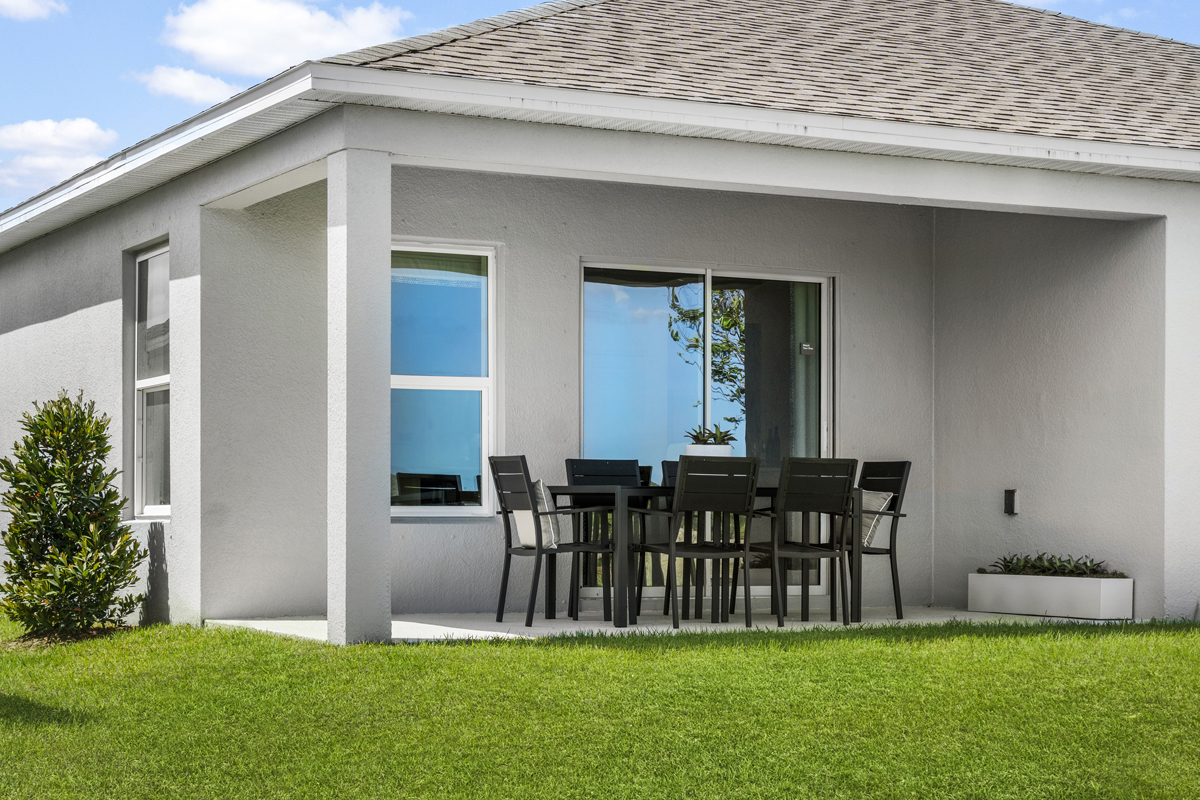 Covered patio