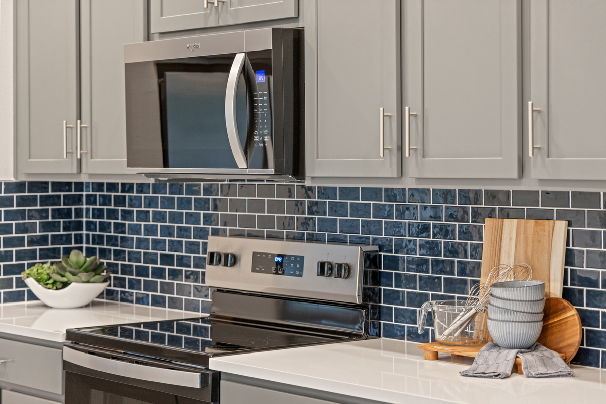 Tile backsplash