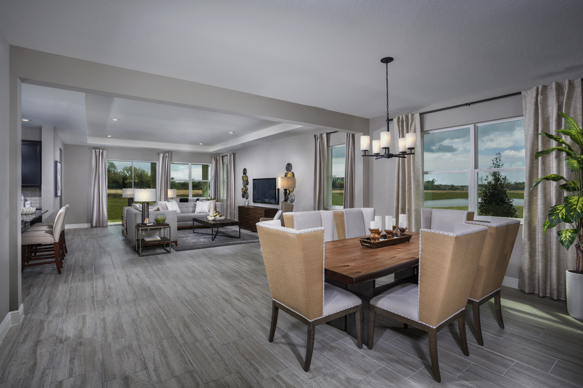 New Homes in Zephyrhills, FL - River Run II Plan 2333 Great Room