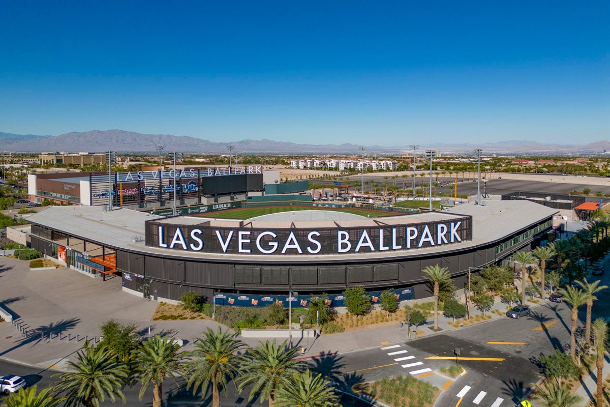 Short drive to Las Vegas Ballpark