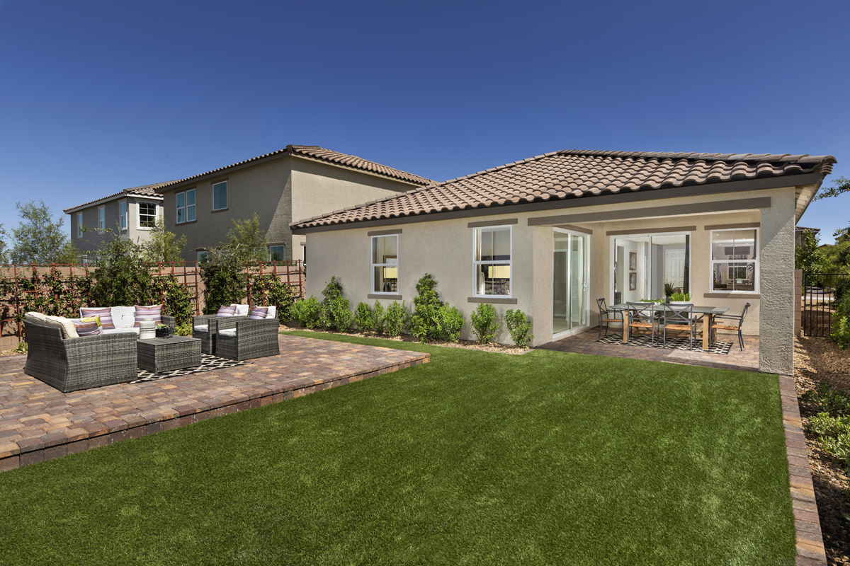 New Homes in Henderson, NV - Reserves at Inspirada Plan 1589 Backyard