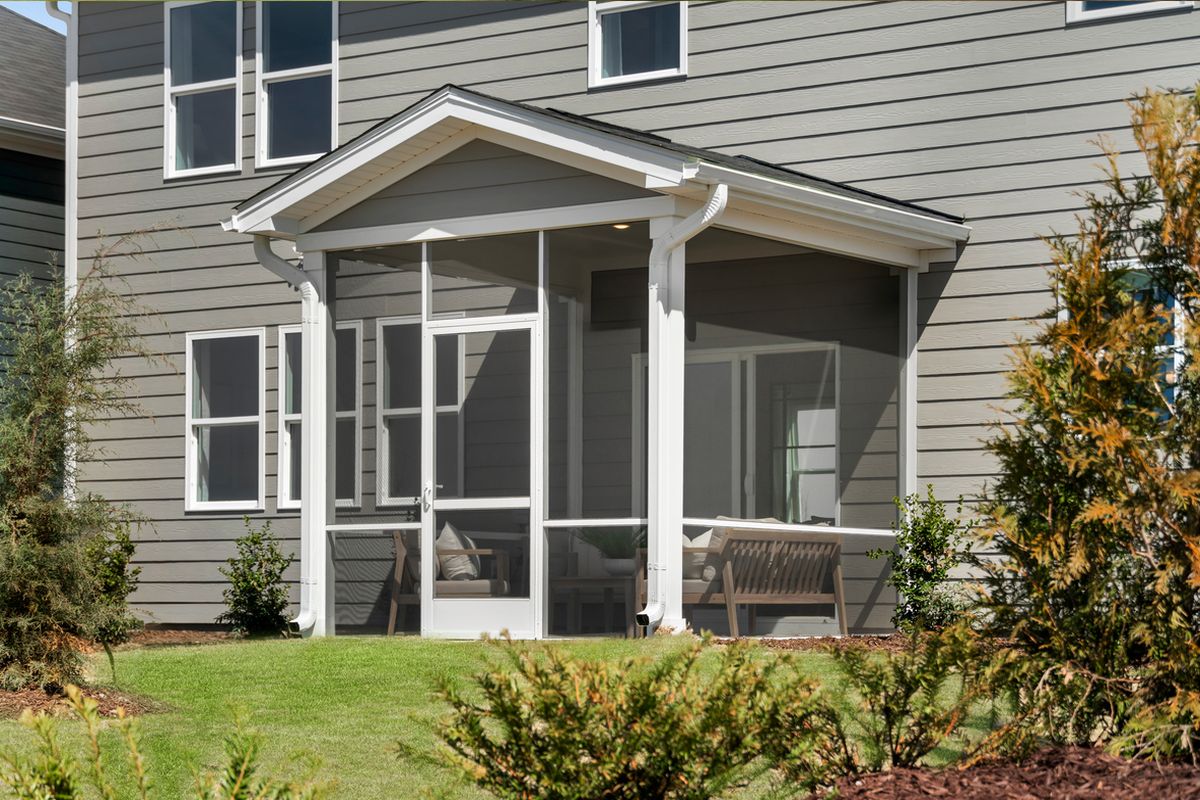 Screened patio