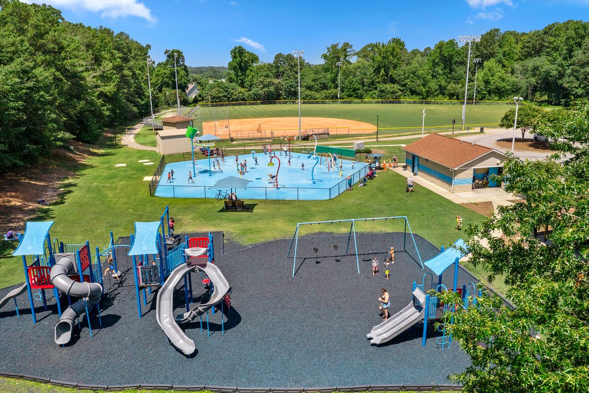 Close to splash park