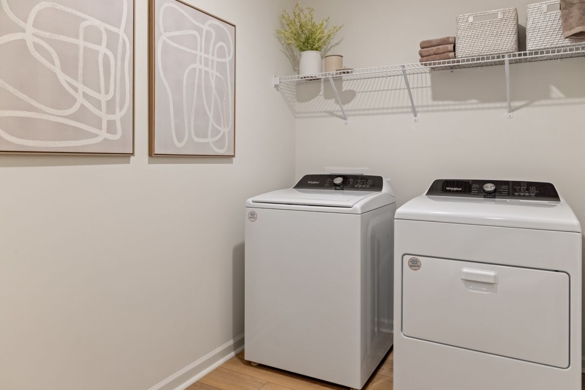 Dedicated laundry room