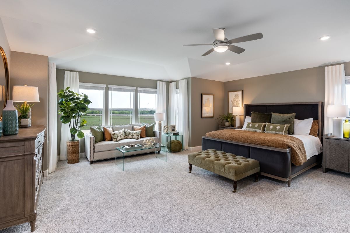 New Homes in Manor, TX - EastVillage - Classic Collection Plan 3475 Primary Bedroom