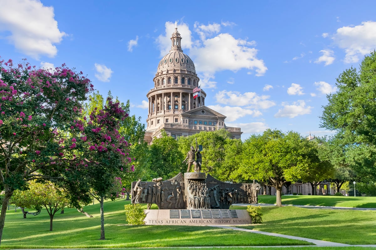 Minutes to Texas State Capitol