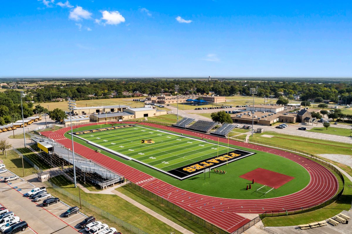 Easy drive to Crandall Pirate Stadium