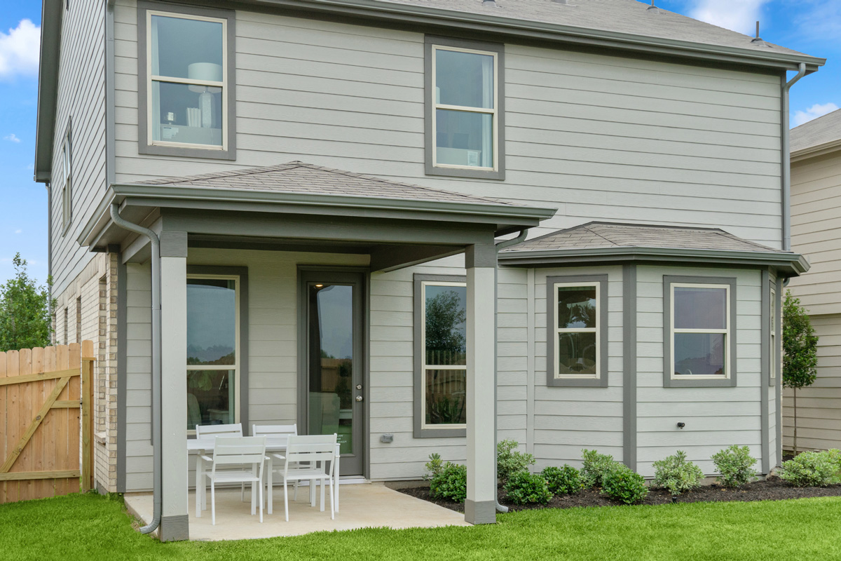 Optional covered back patio