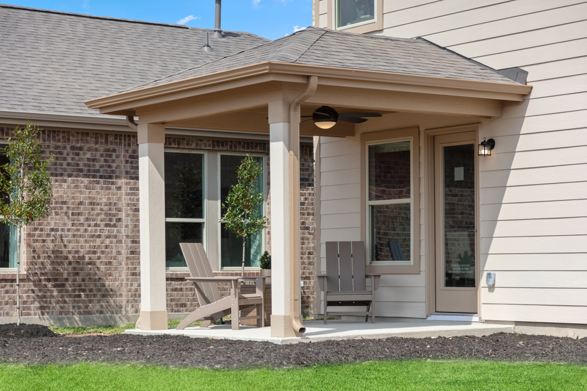 Optional covered patio