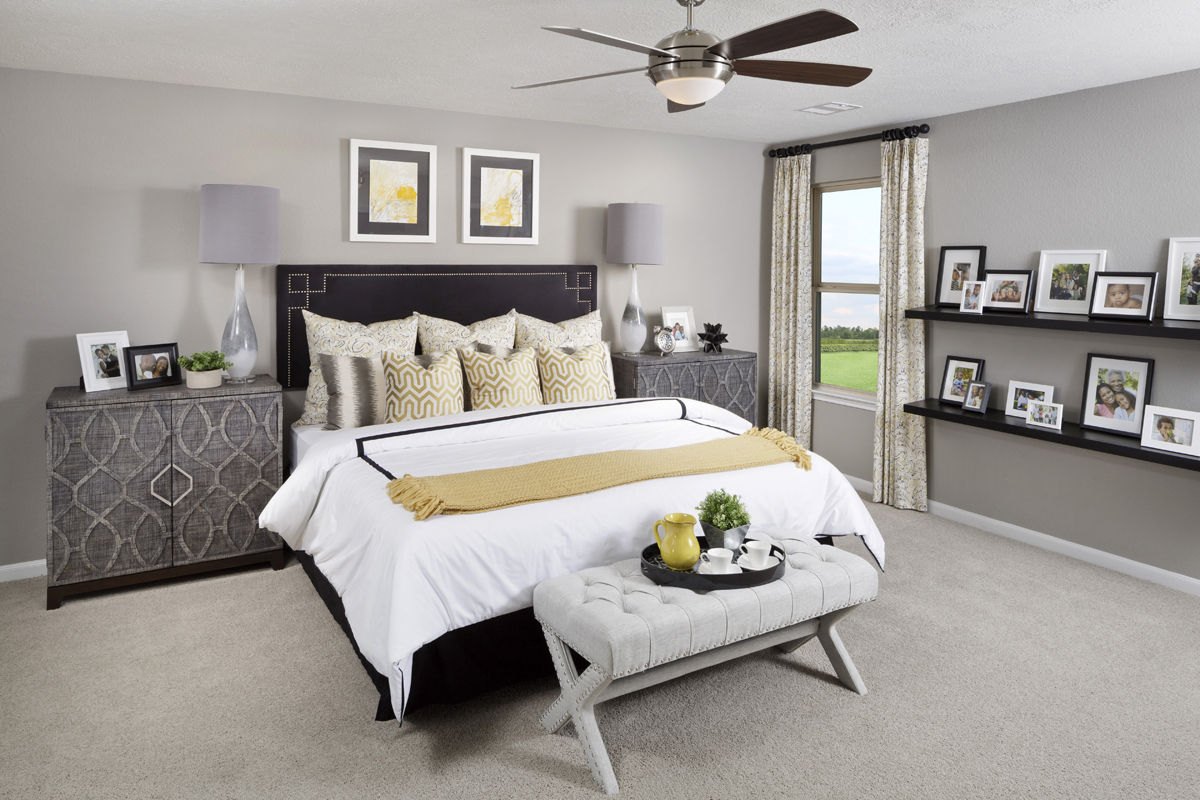 New Homes in Katy, TX - Katy Manor Trails Plan 2646 Primary Bedroom