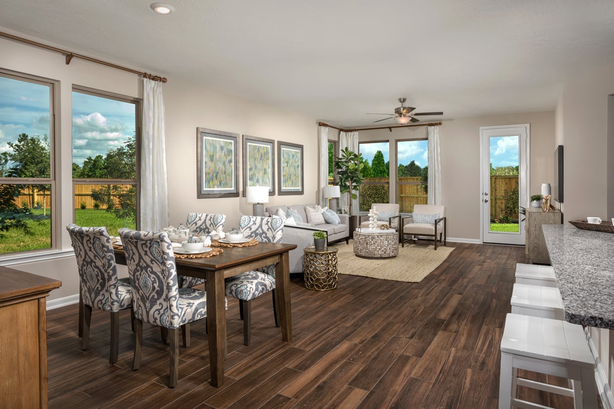 New Homes in Magnolia, TX - Mustang Ridge Plan 1889 Great Room