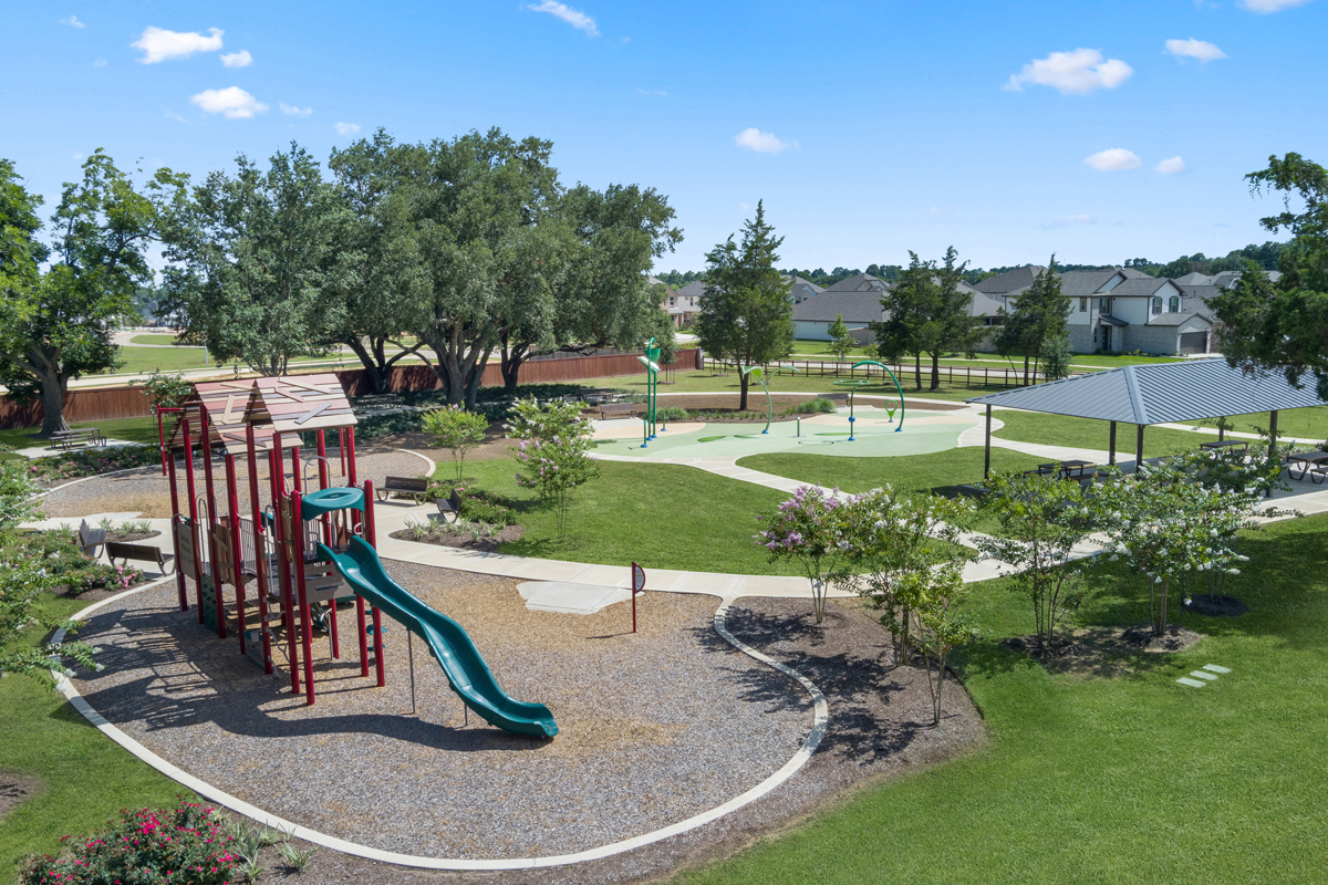 Community park and splash pad