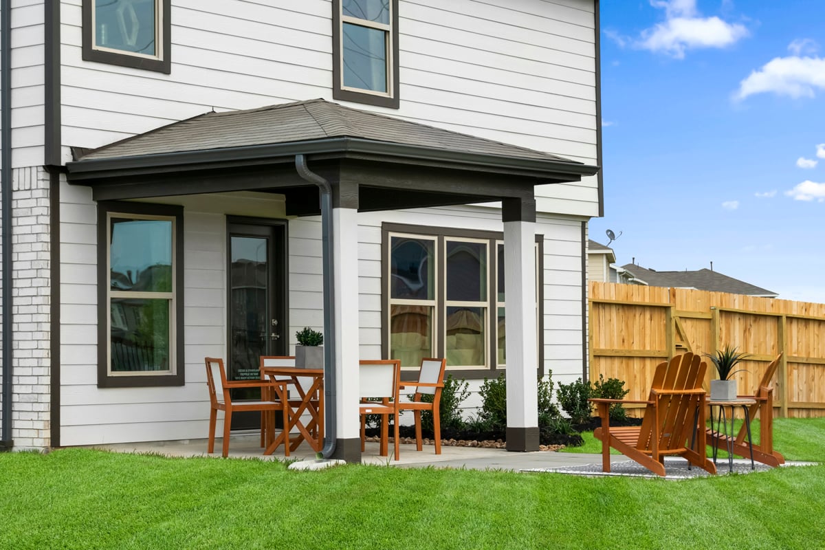 Optional covered back patio