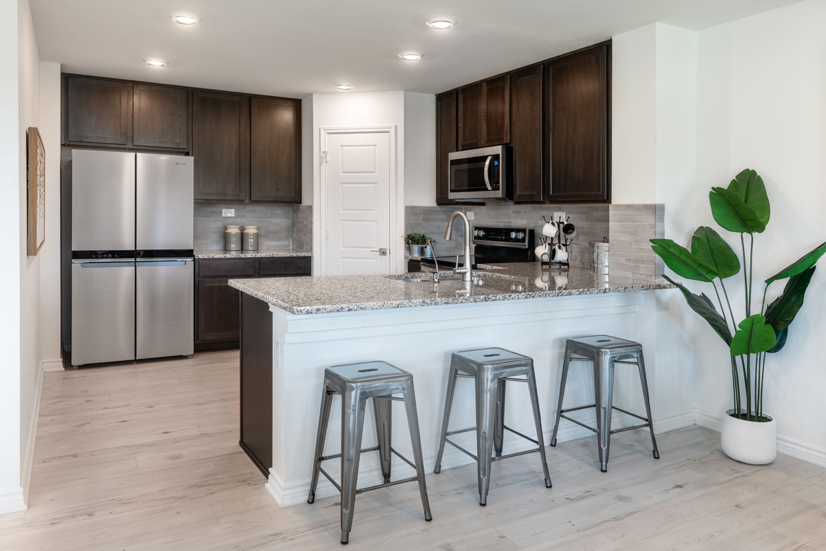 New Homes in San Antonio, TX - Mission del Lago Plan 1780 Kitchen