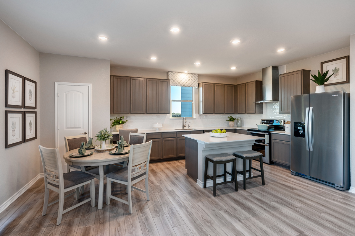 New Homes in San Antonio, TX - Preserve at Culebra - Heritage Collection Plan 2708 Kitchen