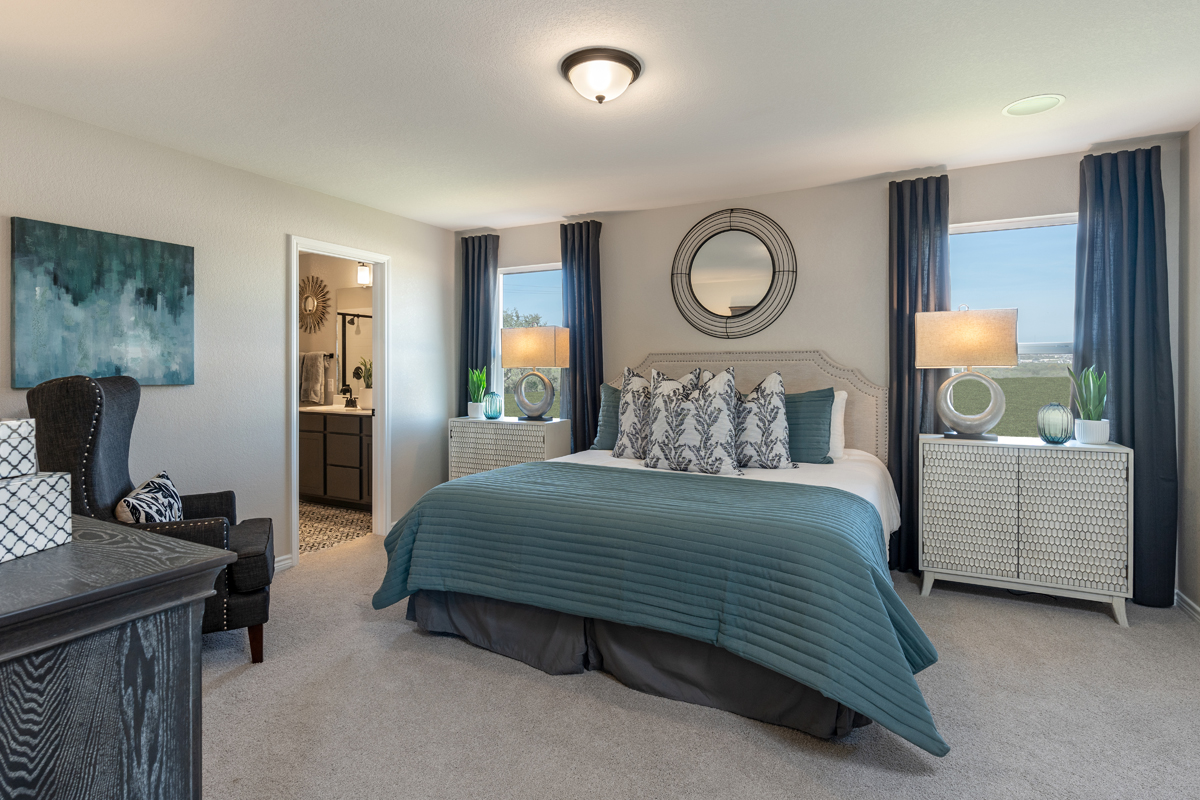 New Homes in San Antonio, TX - Tierra Buena Plan 1780 Primary Bedroom