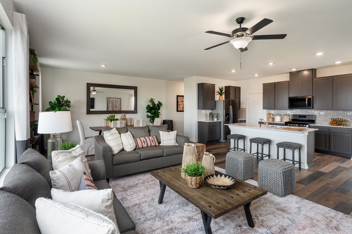 New Homes in San Antonio, TX - Marbella Plan 2348 Great Room