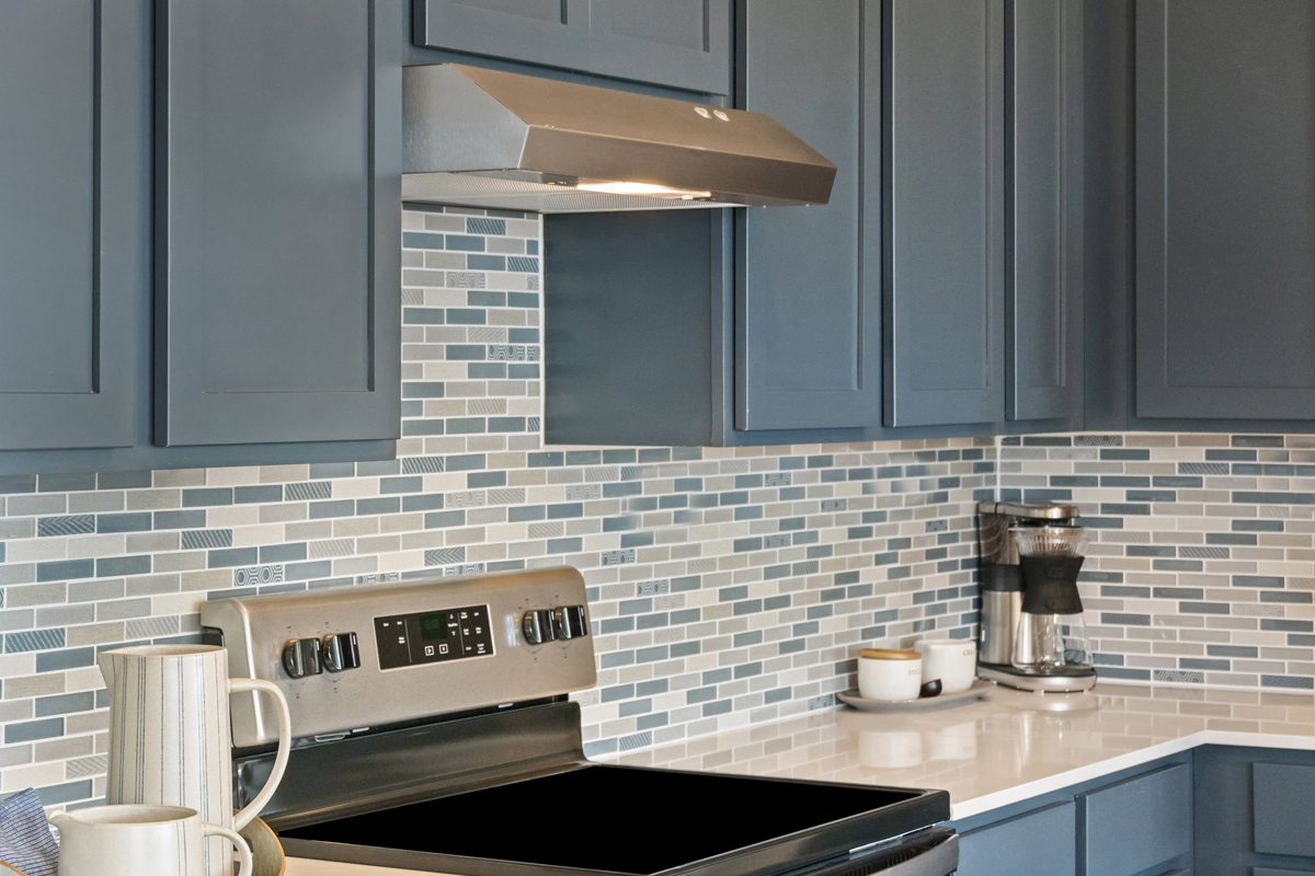 Tile backsplash