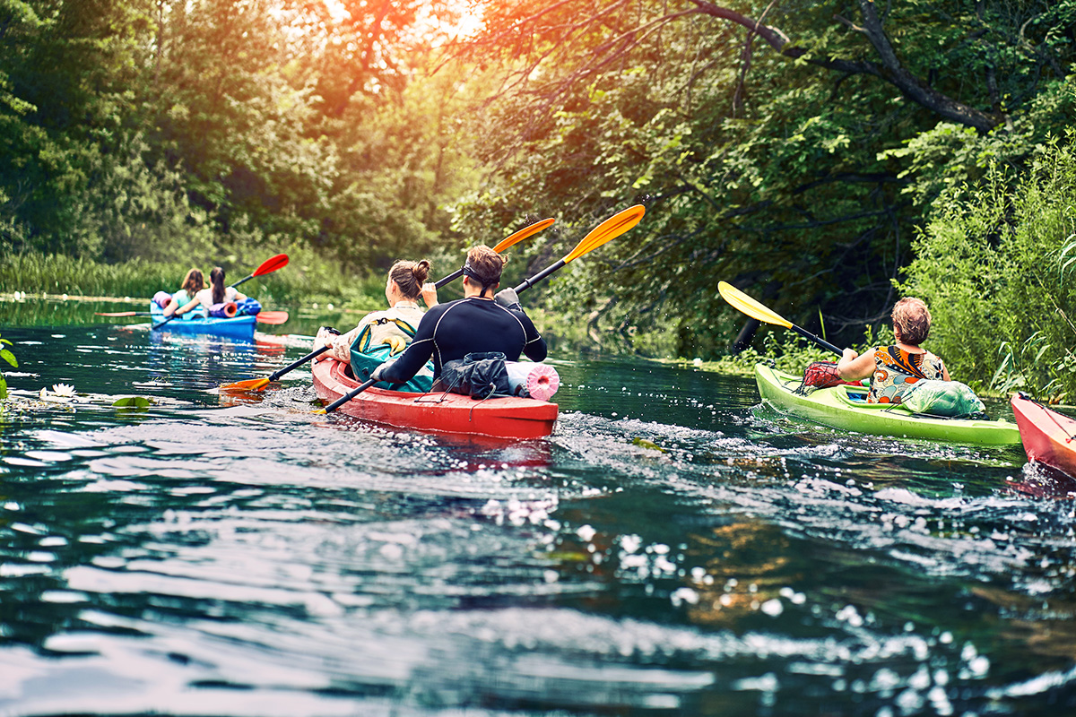 A quick drive to kayaking at Texas River Company