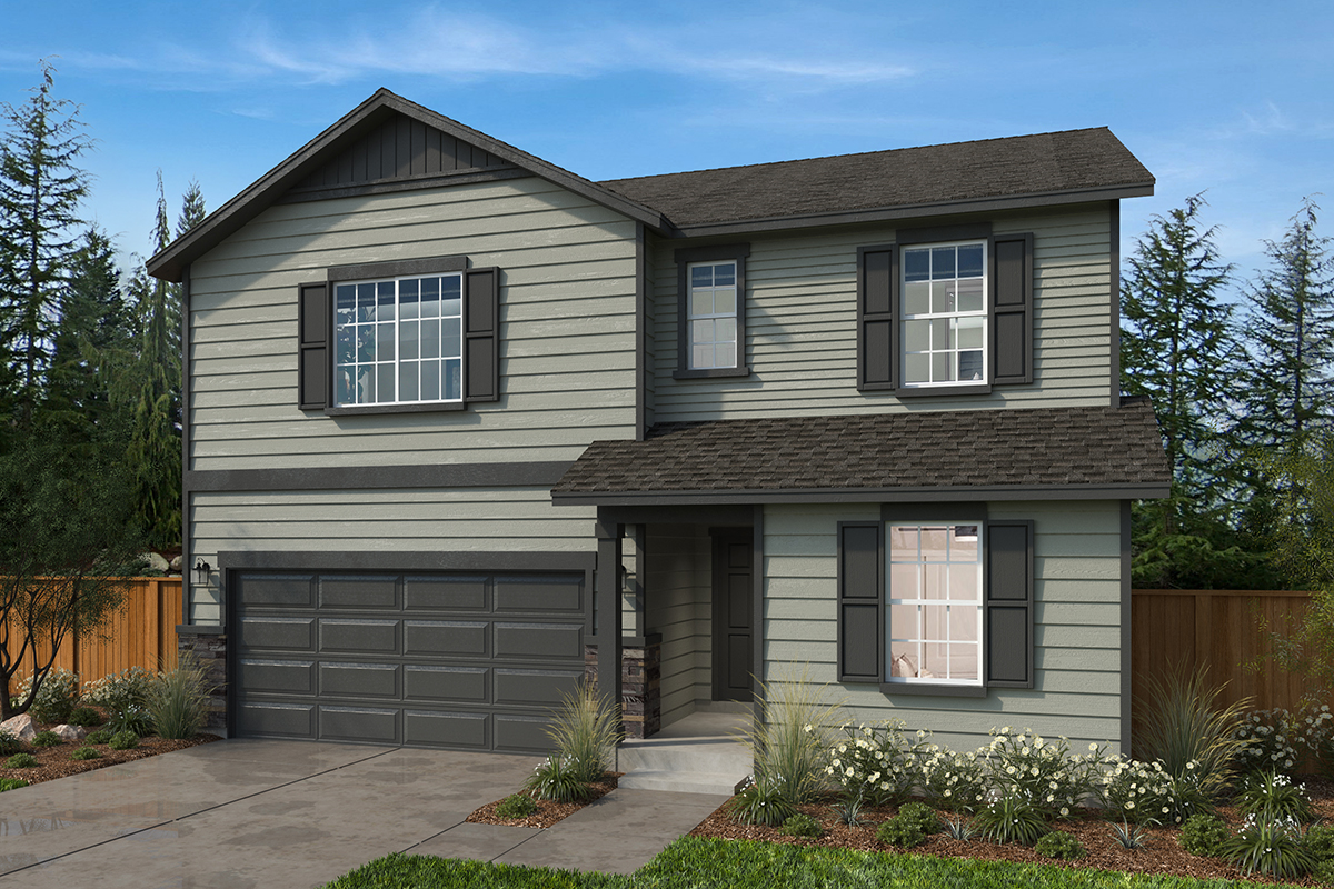 Exterior A with optional masonry