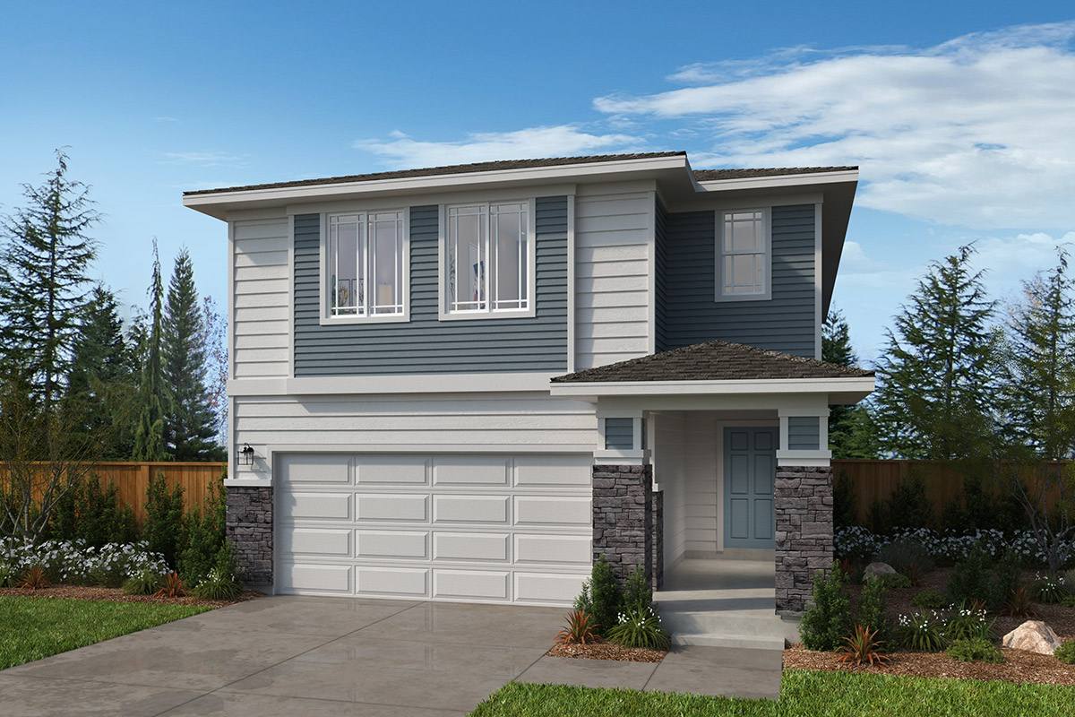 Exterior C with masonry