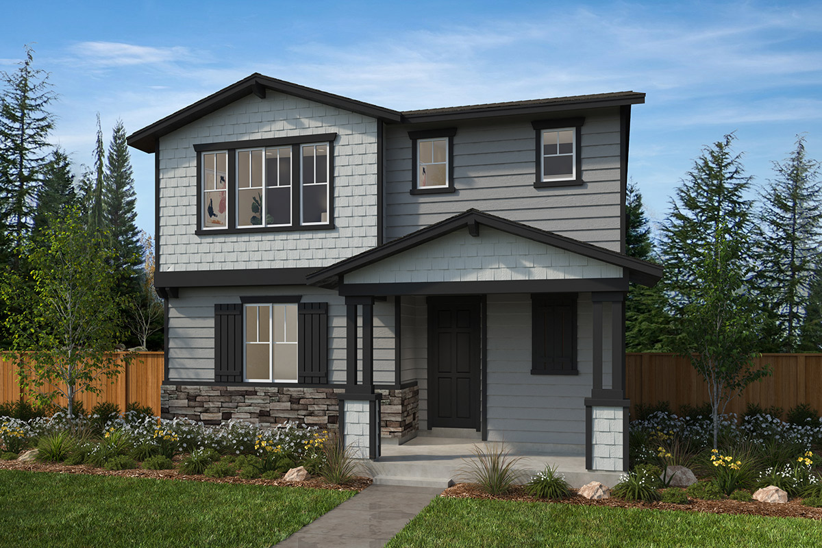Exterior B with optional masonry