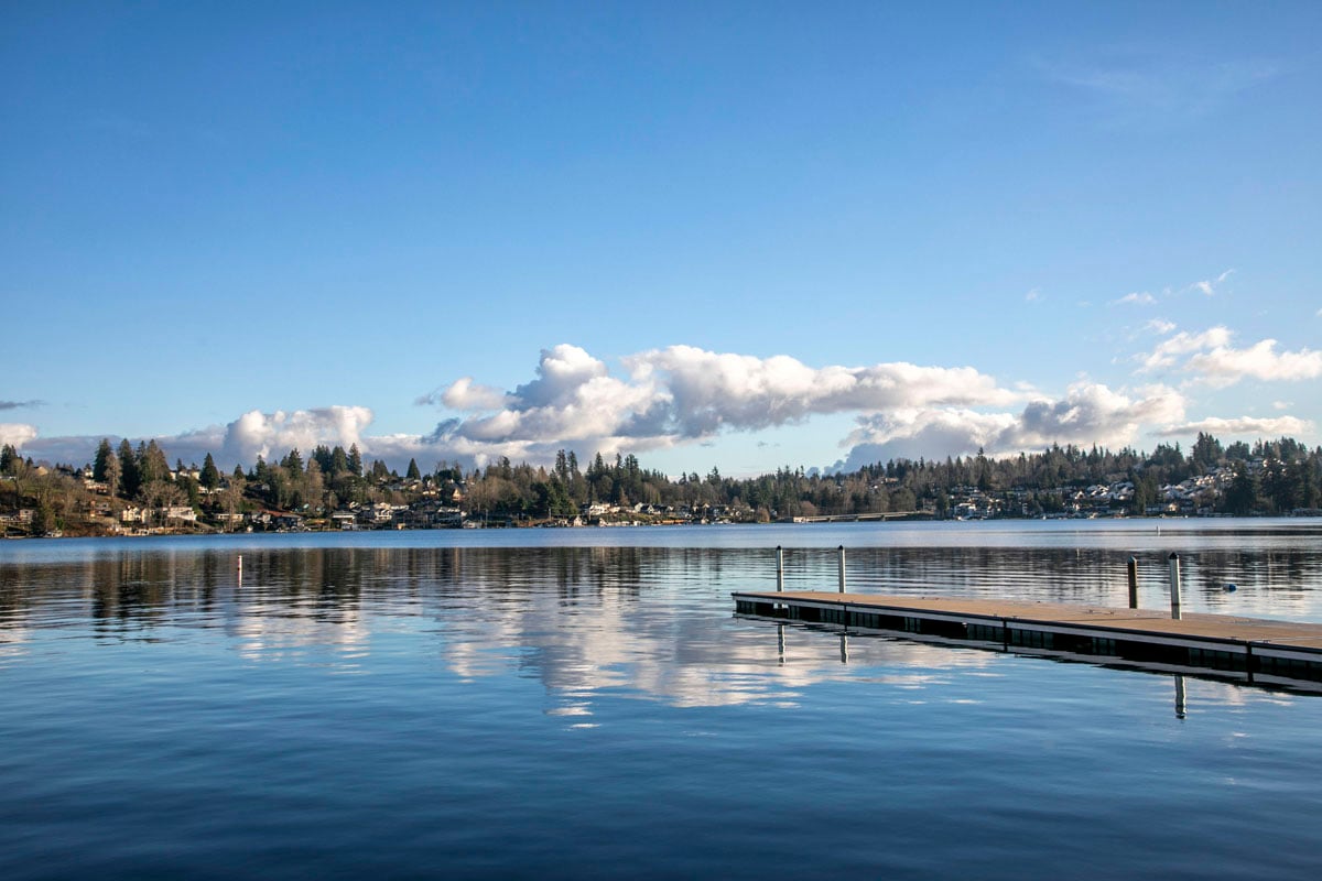 Short walk to Davies Beach on Lake Stevens