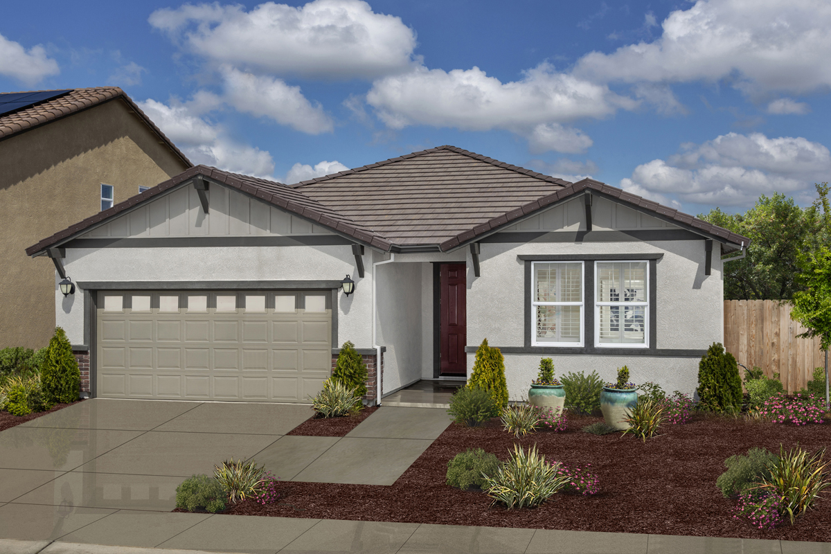 KB model home in Manteca, CA