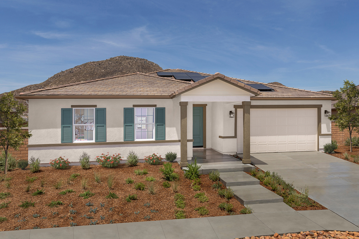 KB model home in Riverside, CA