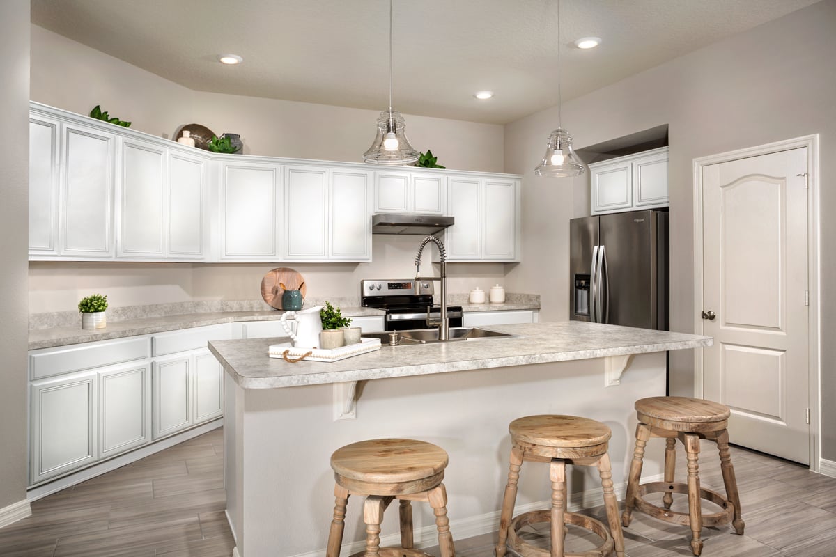 KB model home kitchen in Groveland, FL