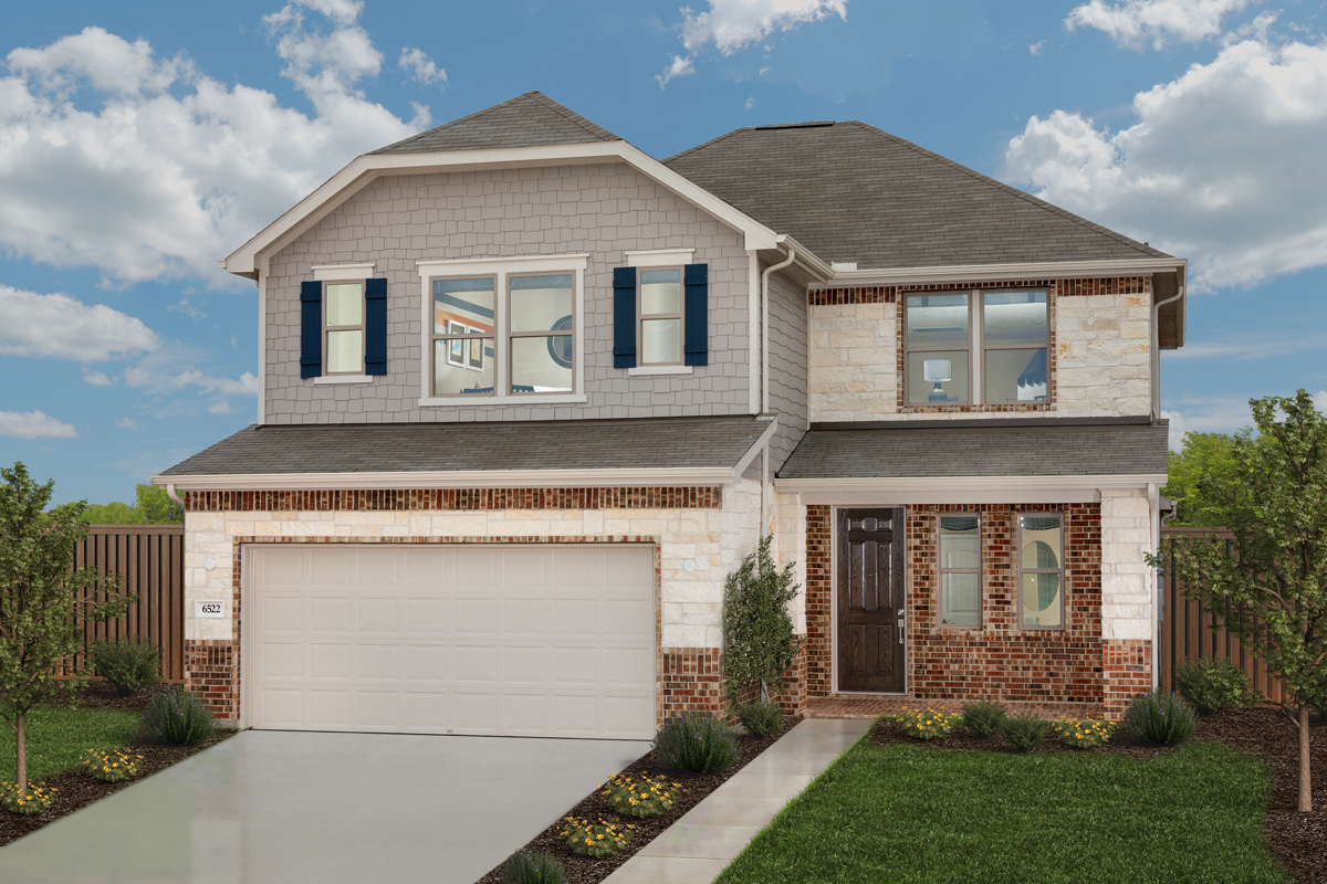 KB model home in Richmond, TX