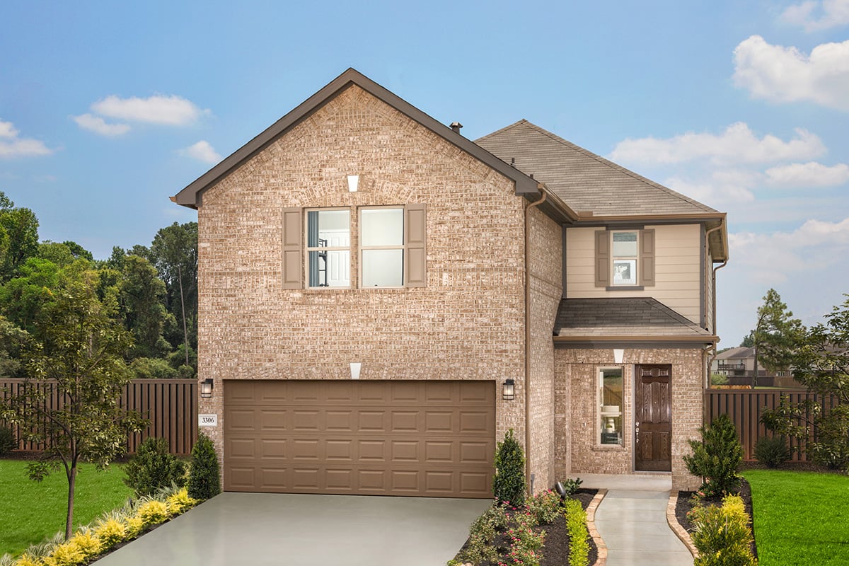 KB model home in Spring, TX